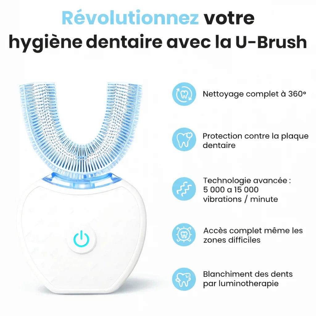 Brosse à Dent Automatique en U - White Smile